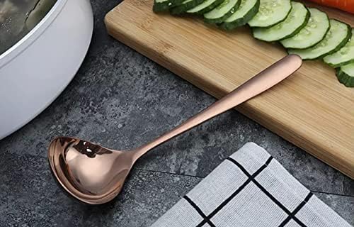 Comicfs Soup Ladle, 4 Pack Durable SUS 304 Stainless Steel - Image 4