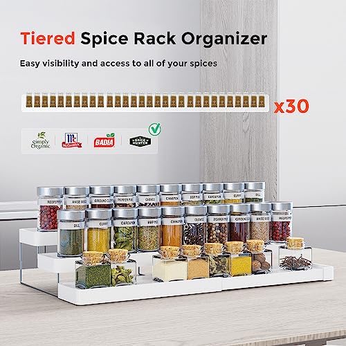 2 Pack Expandable Spice Rack Organizer - Image 3