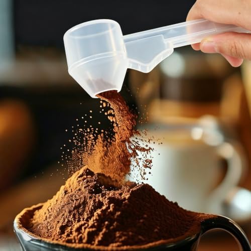 2 Pack Coffee Scoop with Funnel, 2 TBSP Reusable Powder Scoop - Image 6