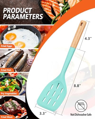 Badiano Silicone Spatula, Non Stick Turner - Image 2
