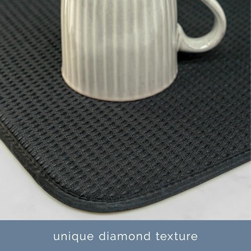 S&T INC. Dish Drying Mat, Diamond Texture - Image 3