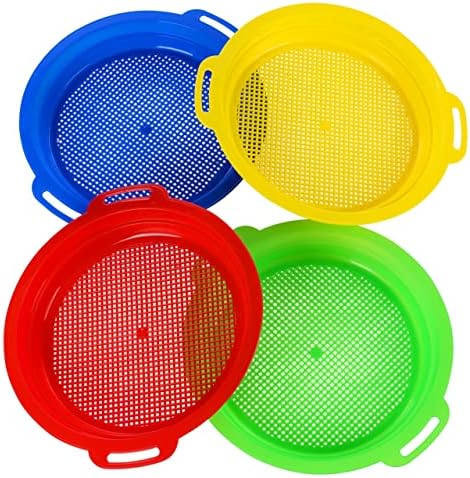 Sand Sifters Sieve for The Beach Sand Toys Complete Gift Set Bundle by QINGLER
