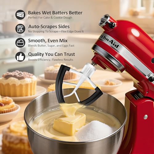 Flex Edge Beater for KitchenAid 4.5-5 Qt Tilt-Head Stand Mixers - Image 6