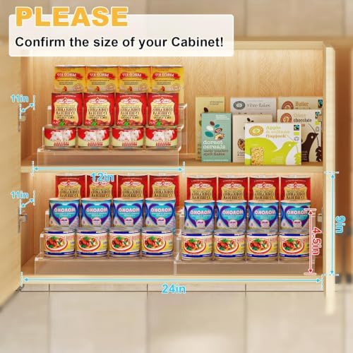 Expandable Clear Acrylic Can Organizer - Image 3