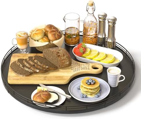 Oroyutor 16-Inch Oak Lazy Susan Organizer by Oroyutor