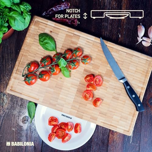 XXL Bamboo Cutting Board, End Grain Butcher Block - Image 6