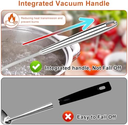 304 Stainless Steel Cooking Utensils Set, Metal Kitchen Utensils Set Include - Image 6