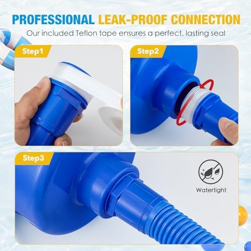 Above Ground Pool Skimmer for Intex Coleman Bestway Pools – Thru-Wall Skimmer - Image 3