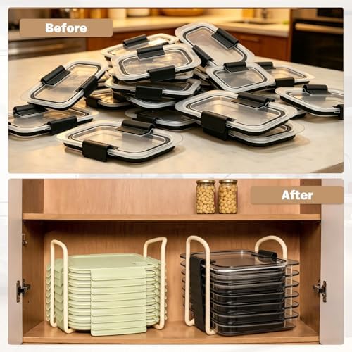 Adjustable Lids Organizer for Rubbermaid Brilliance Lids - Image 4