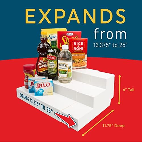 Dial Industries 3 Tier Expandable Pantry Cabinet Shelf Organizer - Image 2