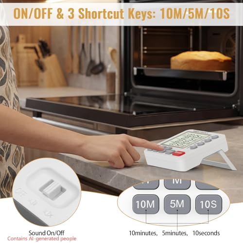 Digital Dual Kitchen Timer - Image 6
