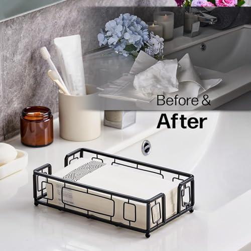 Guest Towel Holder Tray for Bathroom Countertop - Image 3
