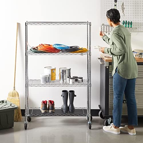 Amazon Basics 4-Shelf Adjustable Heavy Duty Storage Shelving Unit - Image 5