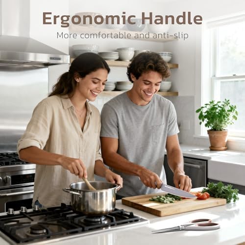 Astercook Knife Set, 13 Pieces Kitchen Knives Set - Image 3