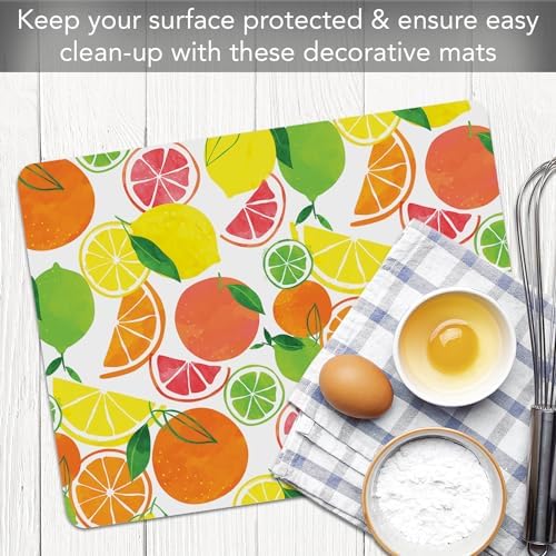 Cut N' Funnel Fruity Summer Designer Flexible Cutting Board Mat - Image 7