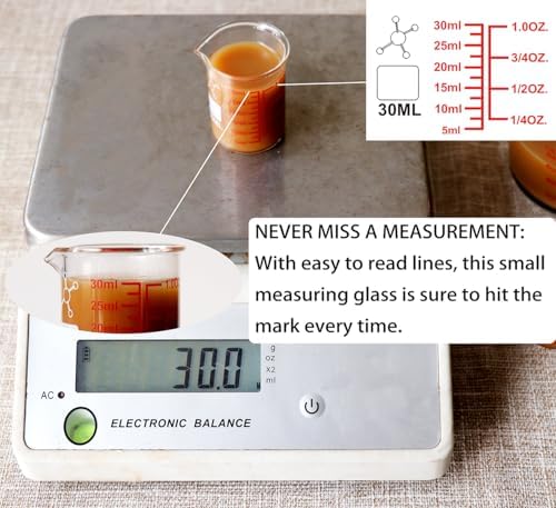 High Borosilicate Glass Measuring Cup-V-Shaped Spout，Glass Measuring Beaker - Image 3