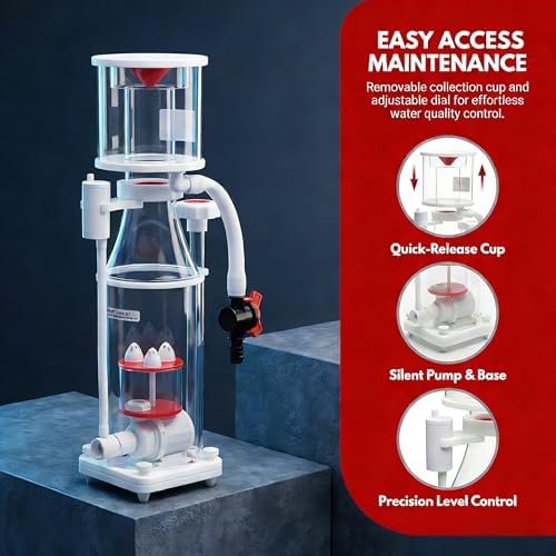 Protein Skimmer for 50-100 Gallon Saltwater Aquarium - Image 4