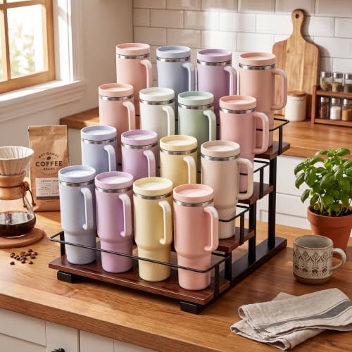 4-Tier Water Bottle Rack for 16 Stanley 40 oz Tumblers - Image 6