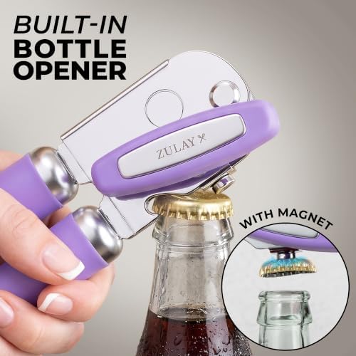 Zulay Kitchen Stainless Steel Swing Open Manual Can Opener Comfortable Grip - Image 4