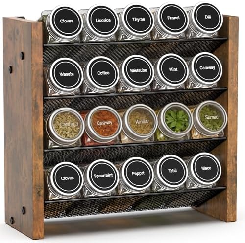 Spice Rack Organizer for Cabinet, Seasoning Organizer, No Jars Included by NESAPTO