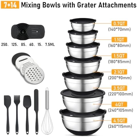Unokit Mixing Blows with Lids Set - Image 2
