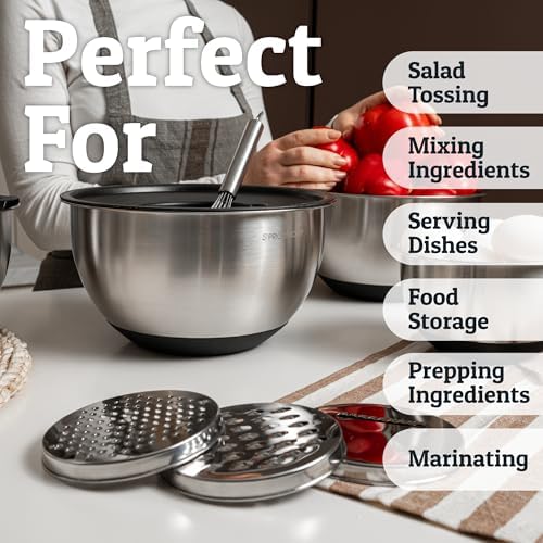 Priority Chef Stainless Steel Mixing Bowls - Image 5