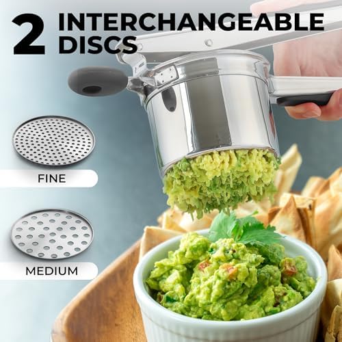 Zulay Kitchen Premium Large 15oz Potato Ricer, Heavy Duty Professional - Image 4