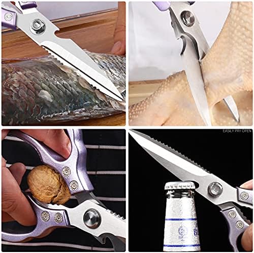 Heavy Duty Sharp Kitchen Scissors, Dishwasher Safe, Cooking Shears - Image 4