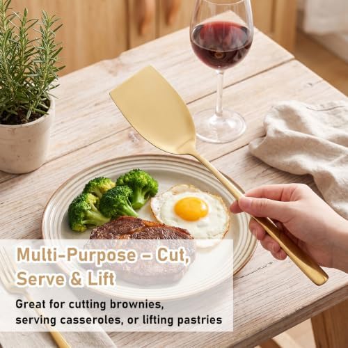 9.72-Inch Mini Spatula Thin Edge Metal Flat Turner Stainless Steel - Image 7