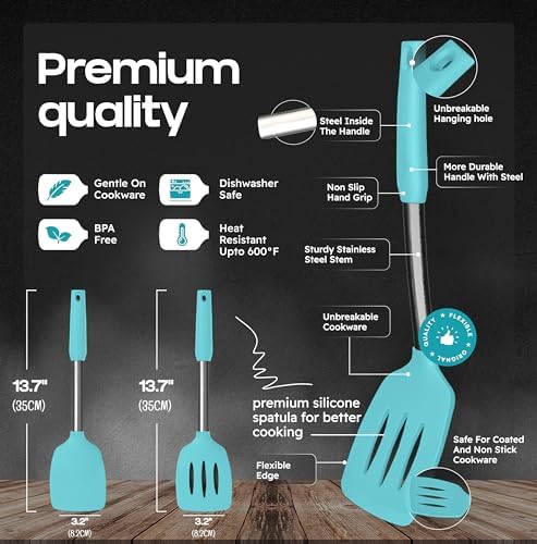 BakeRoyal Silicone Spatula Set - Image 2