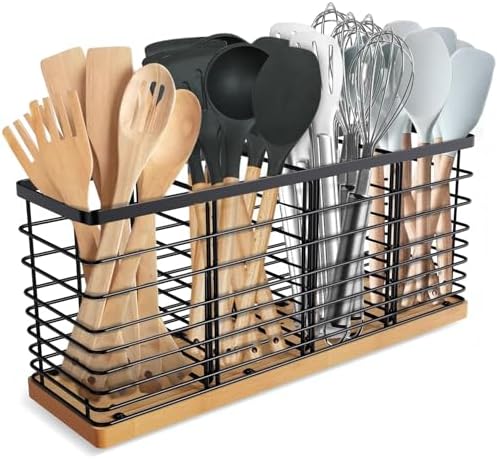Suli Extra Large Kitchen Utensil Holder Countertop by Suli