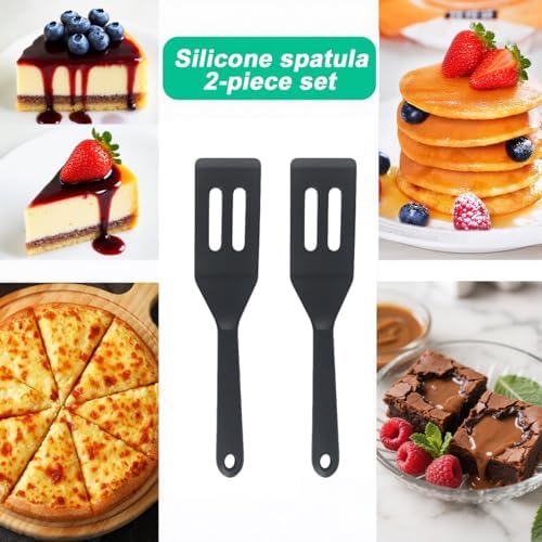 Small Silicone Spatulas 2-Pack, Heat-Resistant Mini Spatula - Image 4