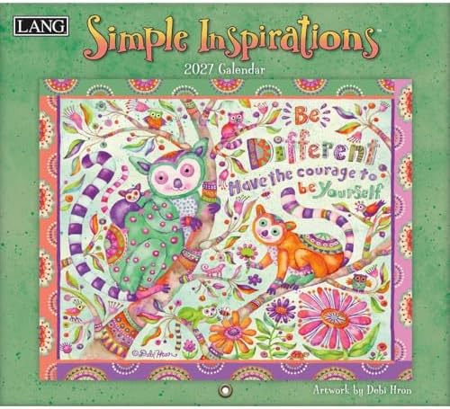 Simple Inspirations 2027 Wall Calendar by Debi Hron by Lang
