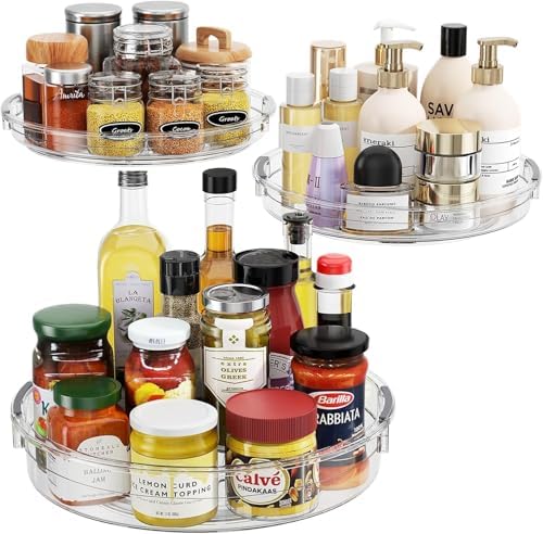 LAMU 3 Pack Lazy Susan Organizer Turntable by YourHome-OrganizationHelper