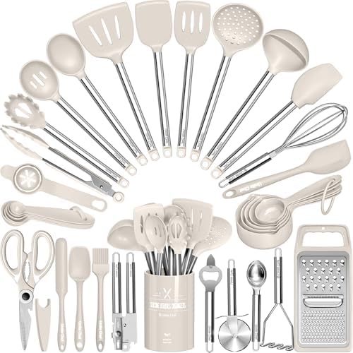 Kitchen Utensils Set-Umite Chef 34 Pcs Silicone Cooking Utensils Set by UmiteChef