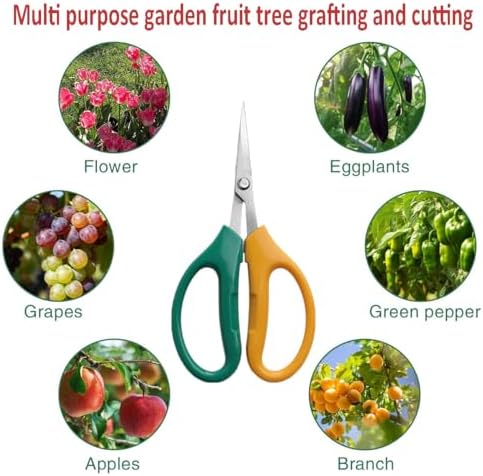 Garden Scissors Stainless Steel Garden Bonsai Pruning Shears - Image 5
