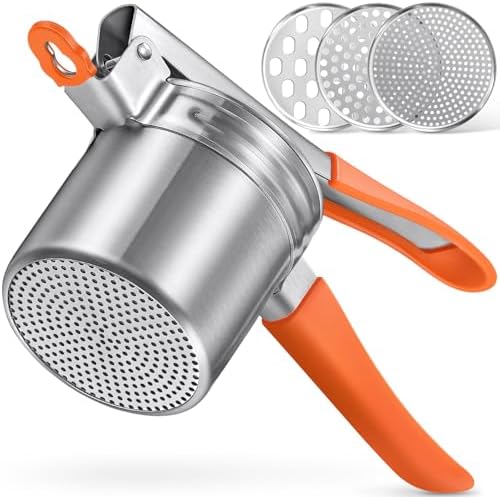 Potato Ricer, Sopito Upgraded Stainless Steel Potato Masher by Sopito