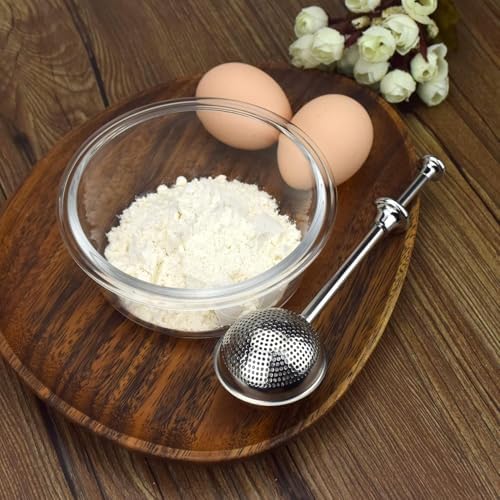 2 Pack Powder Sugar Shaker Sifter Duster Baker's Dusting Wand Dispenser - Image 5