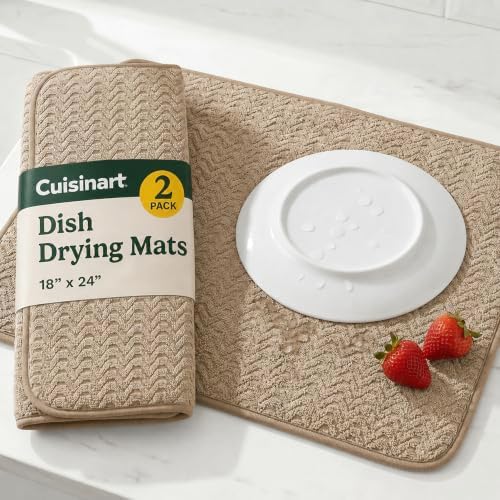 Cuisinart Dish Drying Mat for Kitchen Counter by BestBrands