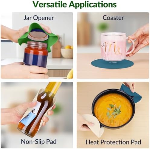 NiHome Silicone Jar Opener Gripper Pads, 6 in - Image 7