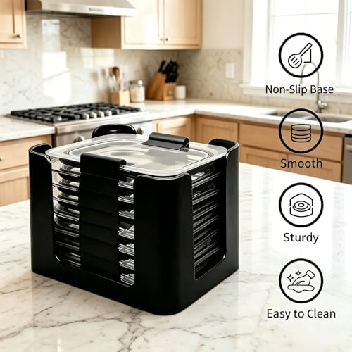 4 Pcs Lids Organizer for Rubbermaid Brilliance Lids - Image 4