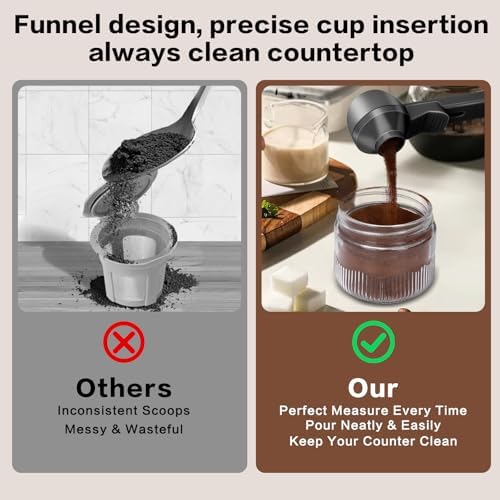 2-in-1 Coffee Scoop with Funnel, 2 Tbsp Measuring Spoon - Image 5
