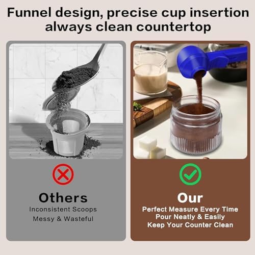 2-in-1 Coffee Scoop with Funnel, 2 Tbsp Measuring Spoon - Image 6