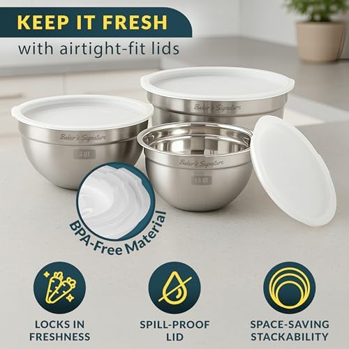 Stainless Steel Mixing Bowls - Image 4