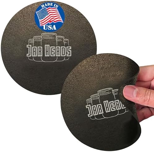 JAR HEADS Rubber Jar Opener Gripper Pad 2 Pack by JAR+HEADS