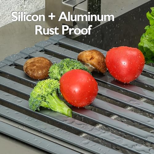 Mistifi Over-Sink Roll-Up Dish Drying Rack - Image 3