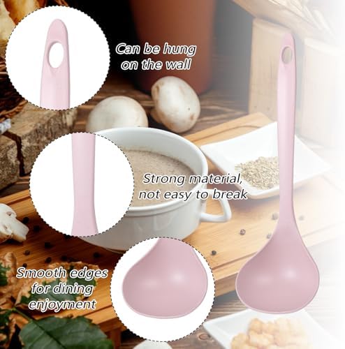 4Pcs Small Soup Spoon PP Ladle Spoon Cooking and Serving Spoons Soup - Image 4