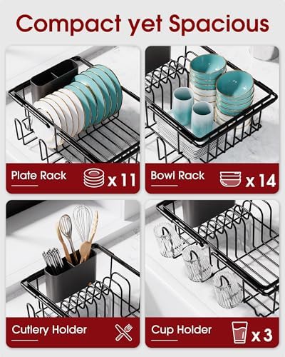 Sakugi Dish Drying Rack in Sink - Image 3