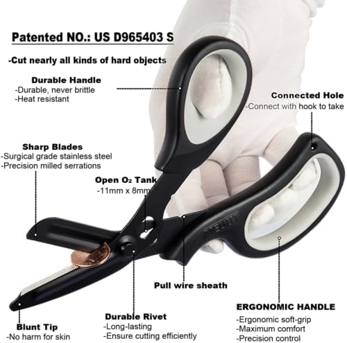 MEUUT All Purpose Scissors 8 Inch 3 Pack utility scissor - Image 4
