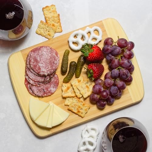 Totally Bamboo Hana Cutting Board – 10" x 7" Small Bamboo Prep Board | - Image 3